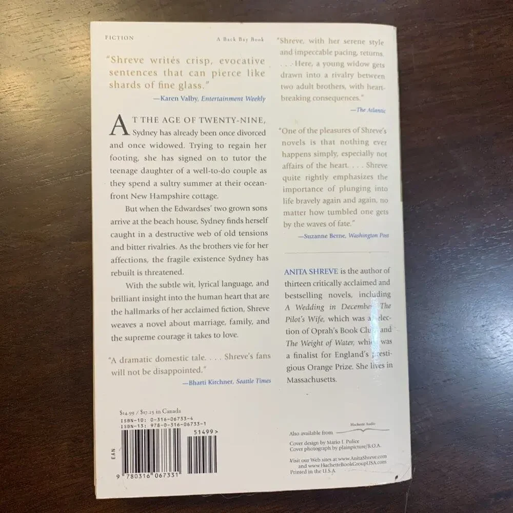 Book Novel - Body Surfing by Anita Shreve